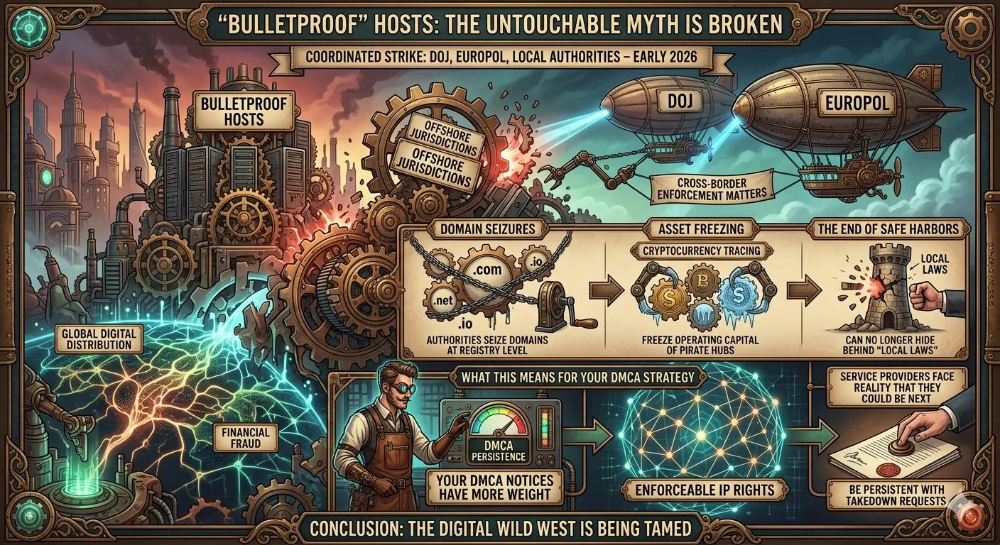 Трансграничные юридические победы: Минюст США против абузоустойчивых хостингов — Новая надежда.